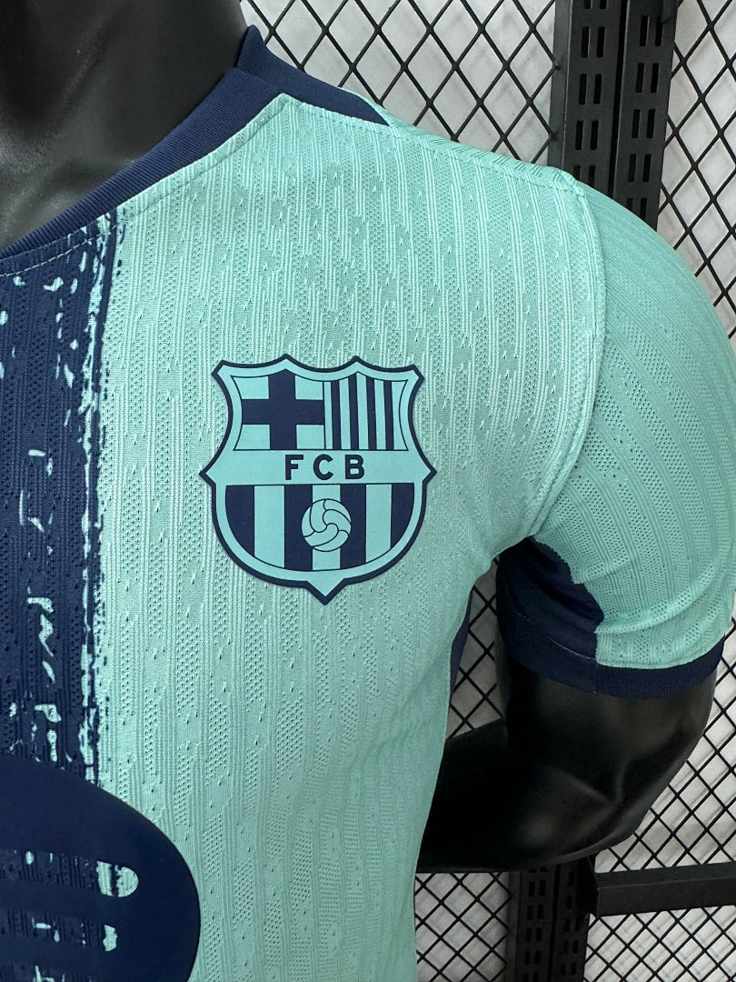 Maillot FC Barcelone Blue Aqua 25/26 - détail 3