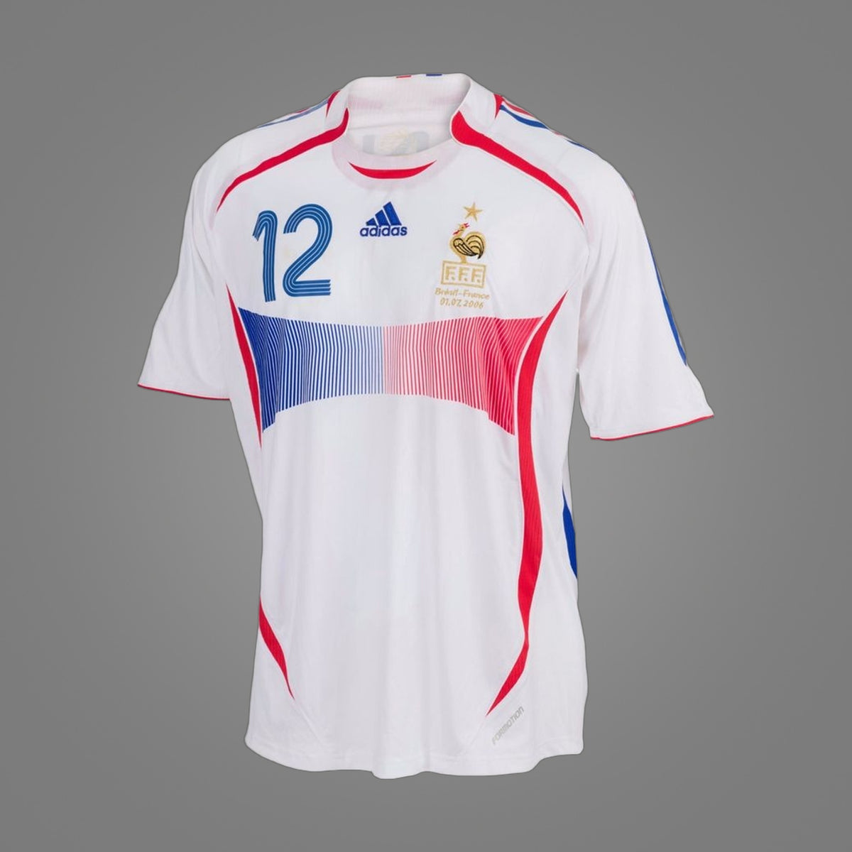 Maillot rétro France Extérieur 2006/07 - face avant