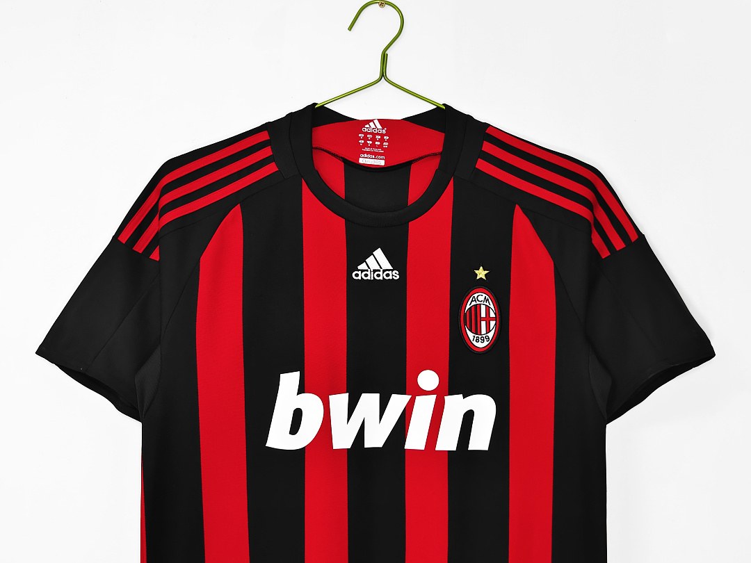 Maillot rétro AC Milan Domicile 2008/09 - détail 3