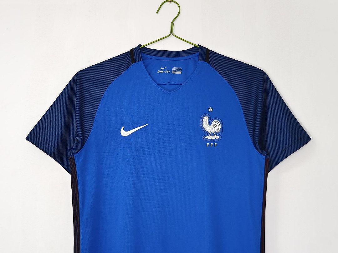 Maillot rétro France Domicile 2016 - détail 3