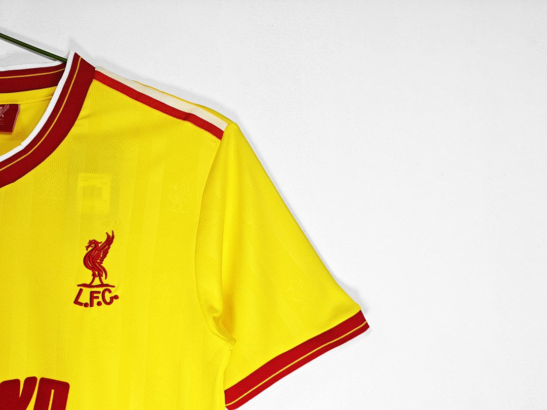 Maillot rétro Liverpool Third jaune 1985/86 - détail 3