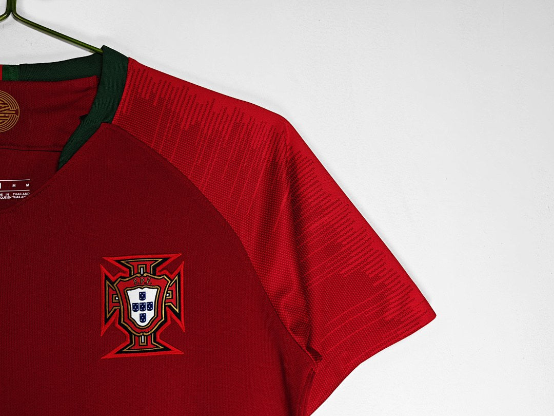 Maillot rétro Portugal Domicile 2018 - détail 3