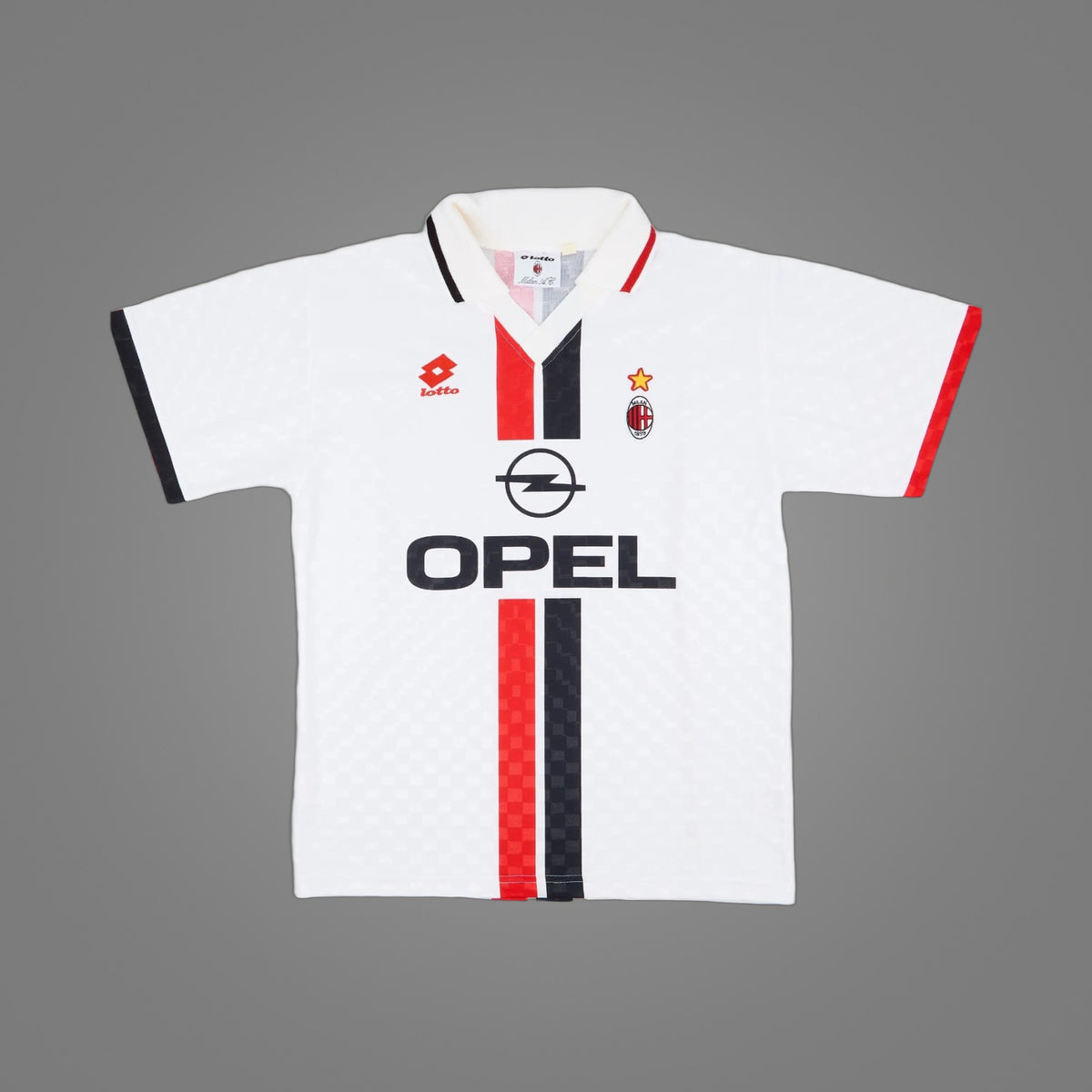 Maillot rétro AC Milan Extérieur 1995/96 - face avant