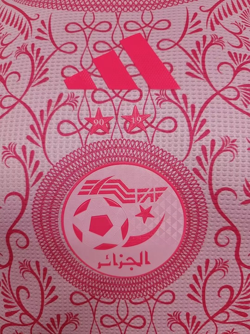 Maillot Algérie Karakou Rose 25/26 - détail 1
