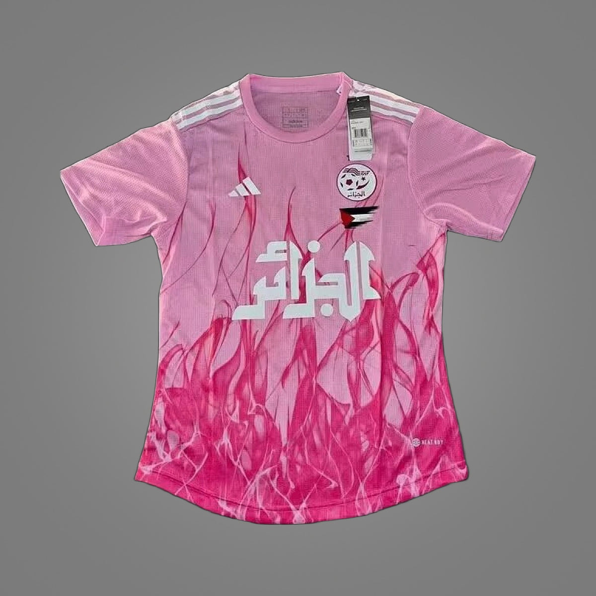 Maillot Algérie x Palestine Rose 25/26 - face avant