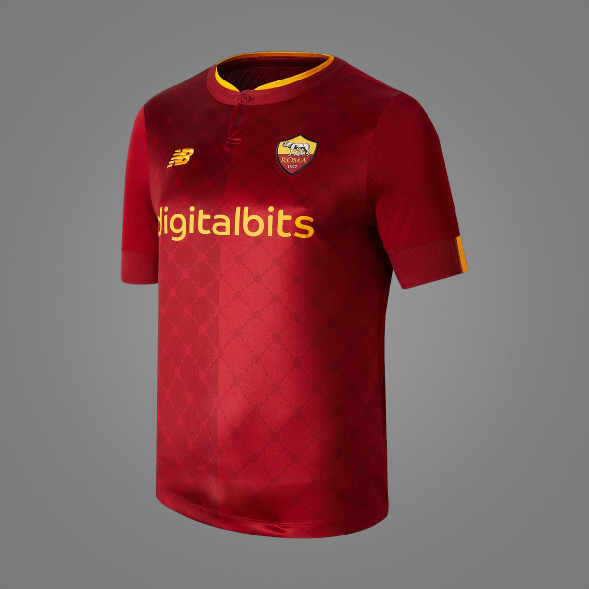 Maillot AS Rome Domicile 2022/23 - dos