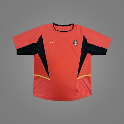 Maillot rétro Belgique Domicile 2002 - face avant