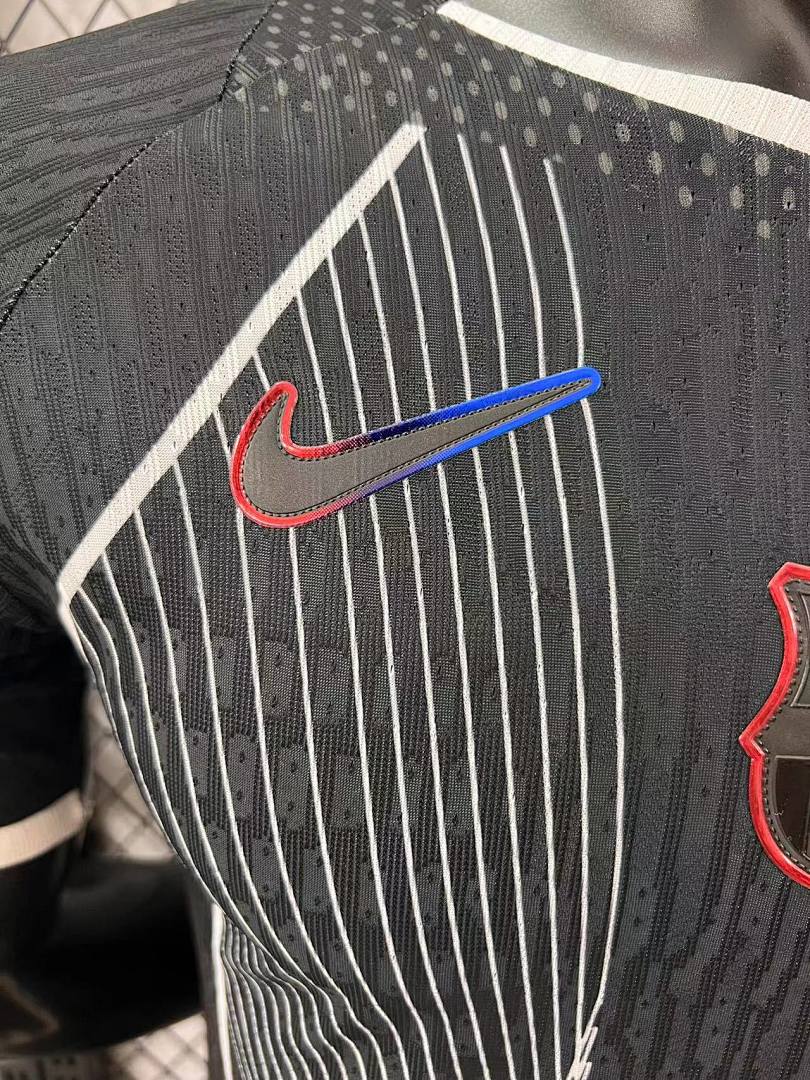 Maillot FC Barcelone Black Aurora 25/26 - détail 1