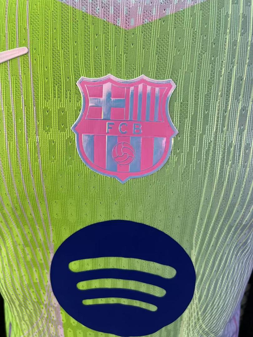Maillot FC Barcelone Summer Green 25/26 - détail 3