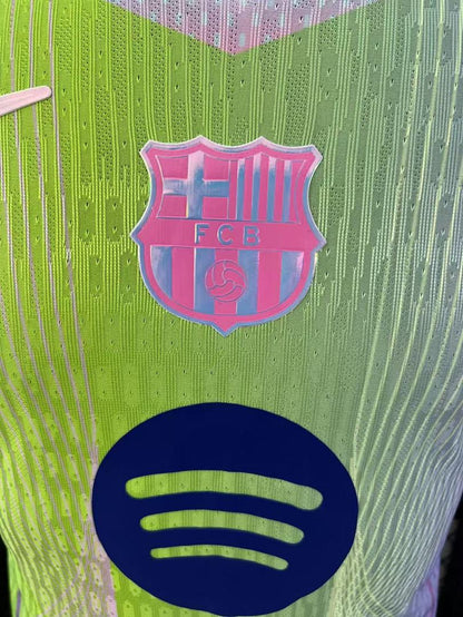 Maillot FC Barcelone Summer Green 25/26 - détail 3