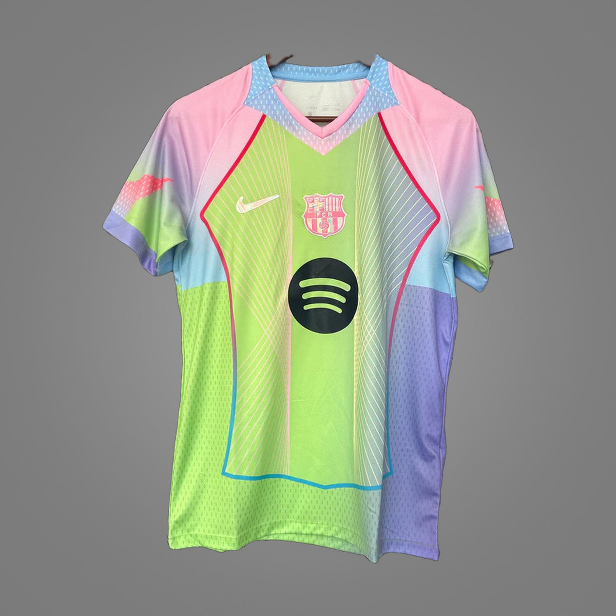 Maillot FC Barcelone Summer Green 25/26 - face avant