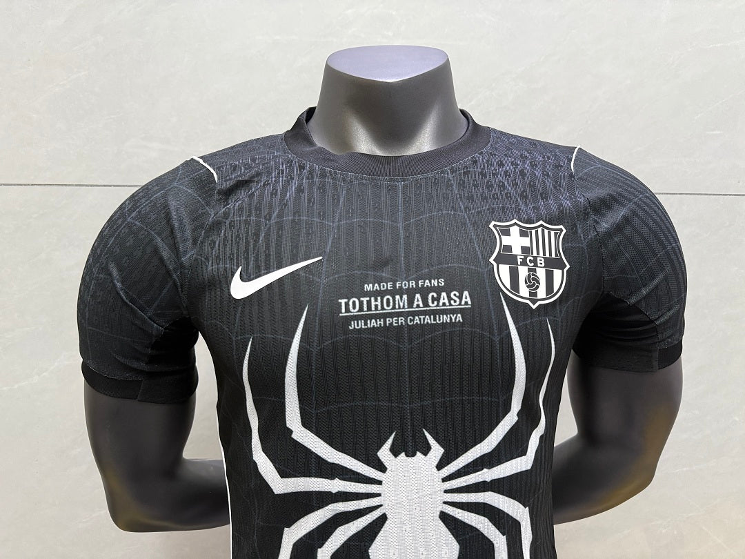 Maillot FC Barcelone x Spider-Man Noir 26/27 - détail 1