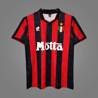 Maillot rétro AC Milan Domicile 1993/94 - face avant