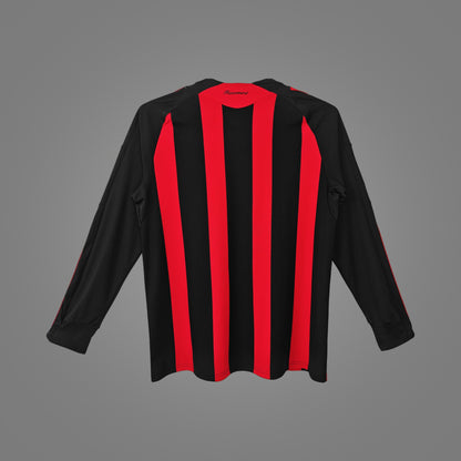 Maillot rétro AC Milan Domicile 2008/09 Manches Longues - dos