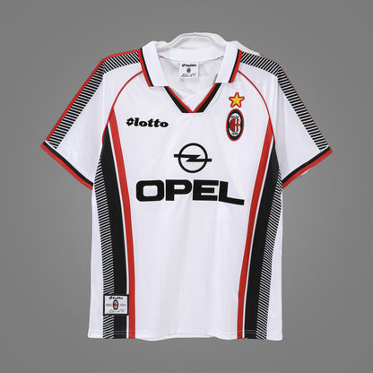 Maillot rétro AC Milan Extérieur 1997/98 - face avant