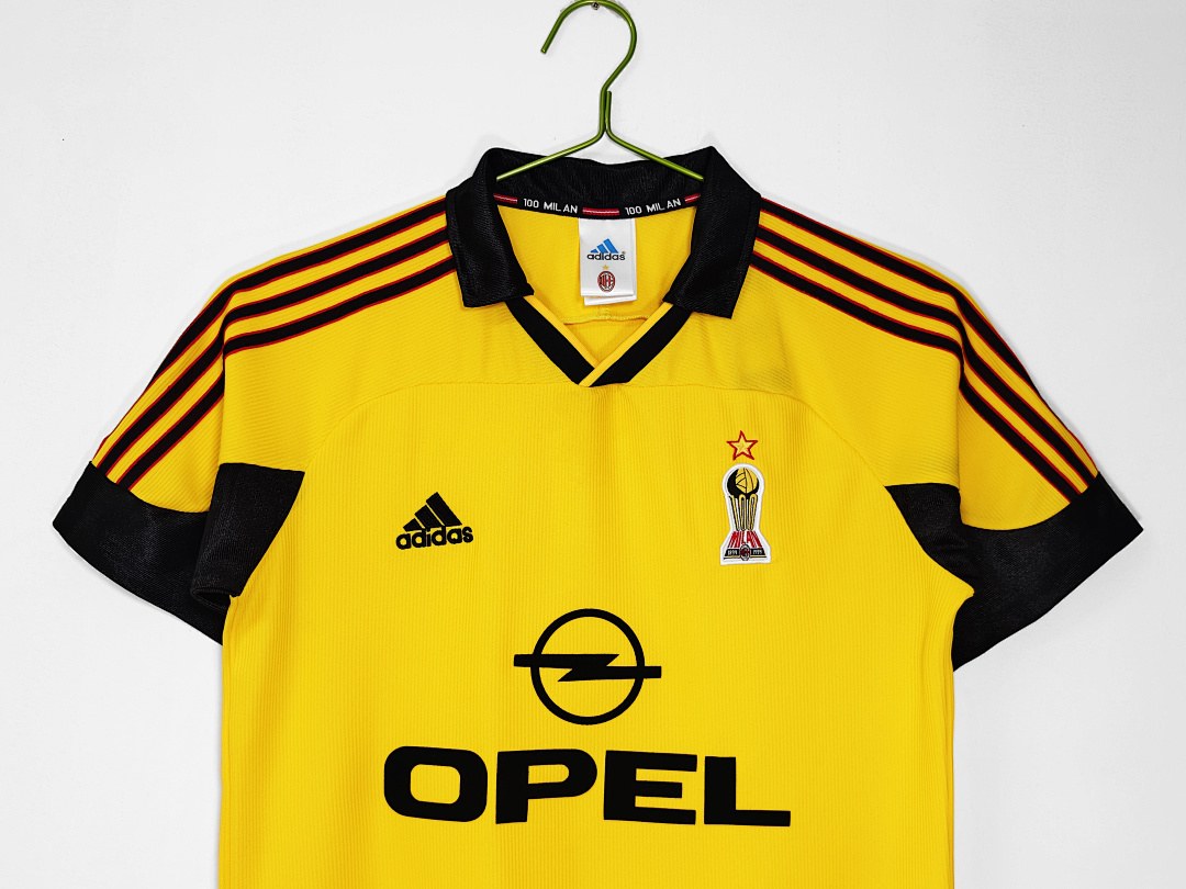 Maillot rétro AC Milan Extérieur 1999/00 - détail 2