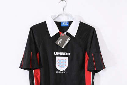 Maillot rétro Angleterre Third noir 1998 - détail 3