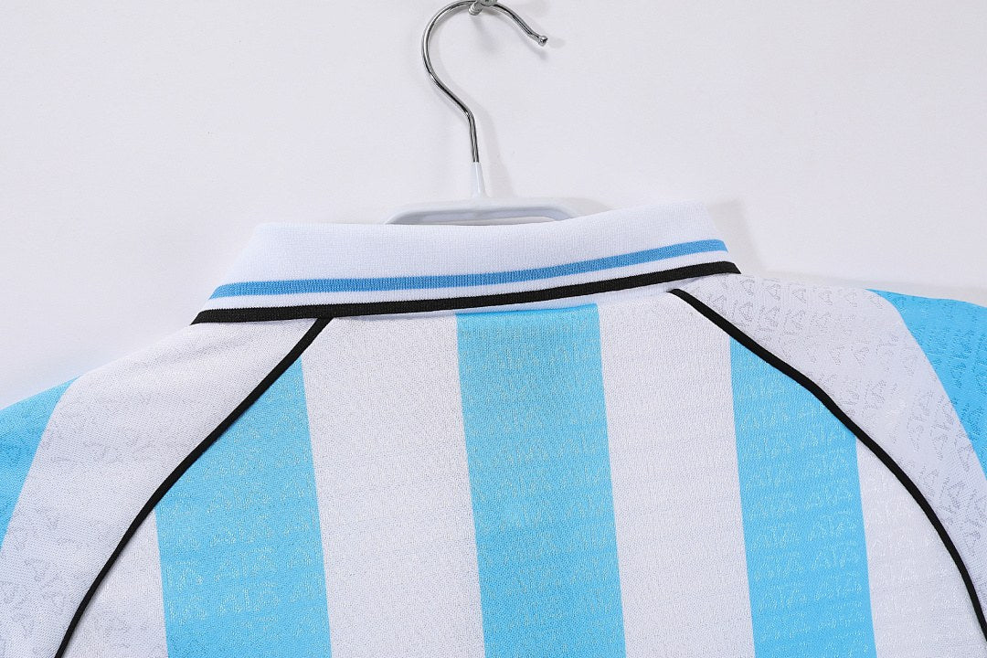 Maillot rétro Argentine Domicile 1996/97 Manches Longues - détail 1