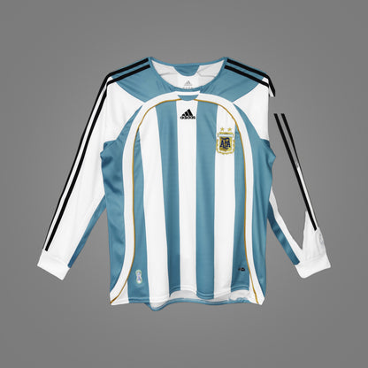 Maillot rétro Argentine Domicile 2006 Manches Longues - face avant