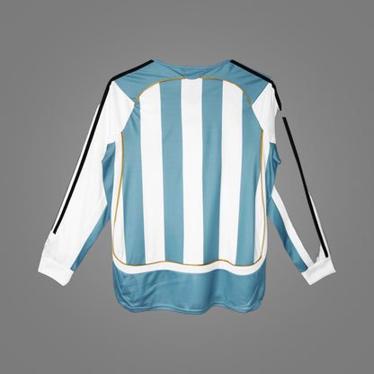 Maillot rétro Argentine Domicile 2006 Manches Longues - dos