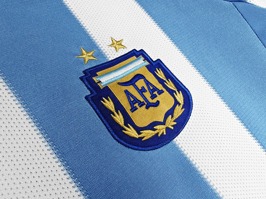 Maillot rétro Argentine Domicile 2010 - détail 1