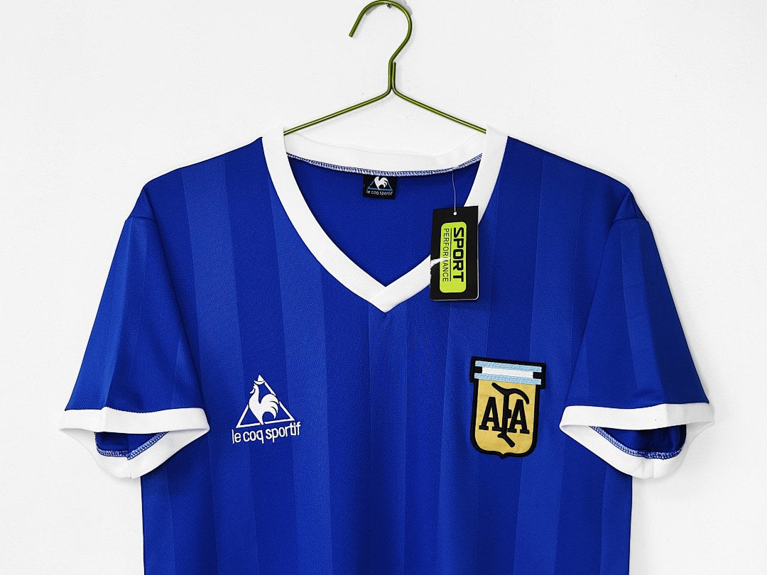 Maillot rétro Argentine Extérieur 1986 - détail 2