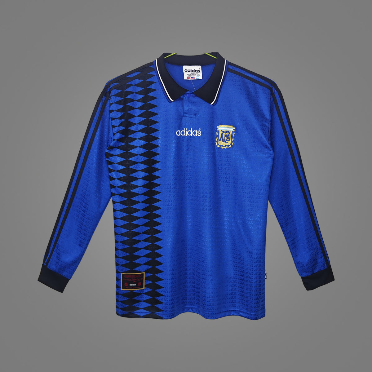 Maillot rétro Argentine Extérieur 1994 Manches Longues - face avant