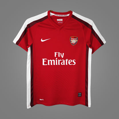 Maillot rétro Arsenal Domicile 2008/10 - face avant