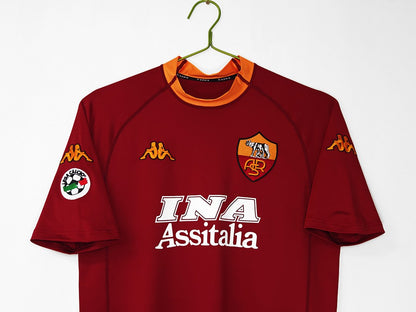 Maillot rétro AS Rome Domicile 2001/02 - détail 2