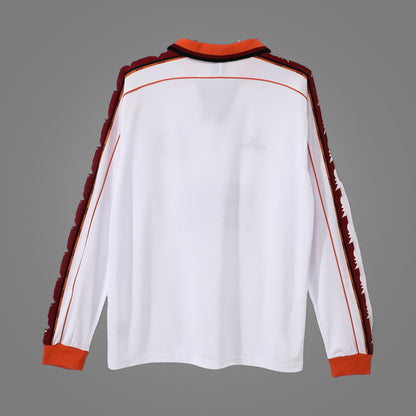 Maillot rétro AS Rome Extérieur 1998/99 Manches Longues - dos
