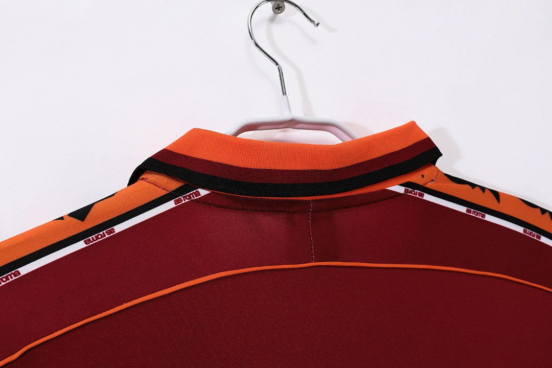 Maillot rétro AS Rome Rétro 1998/99 Manches Longues - détail 1