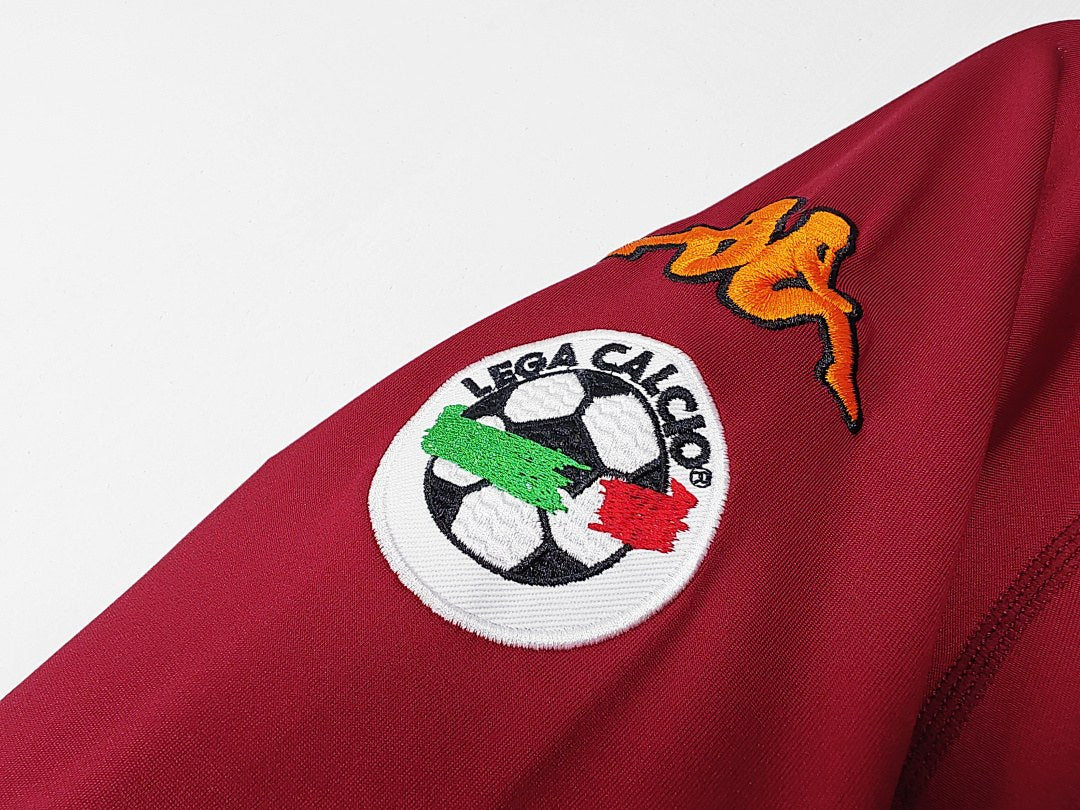Maillot rétro AS Rome Rétro 2001/02 Manches Longues - détail 3