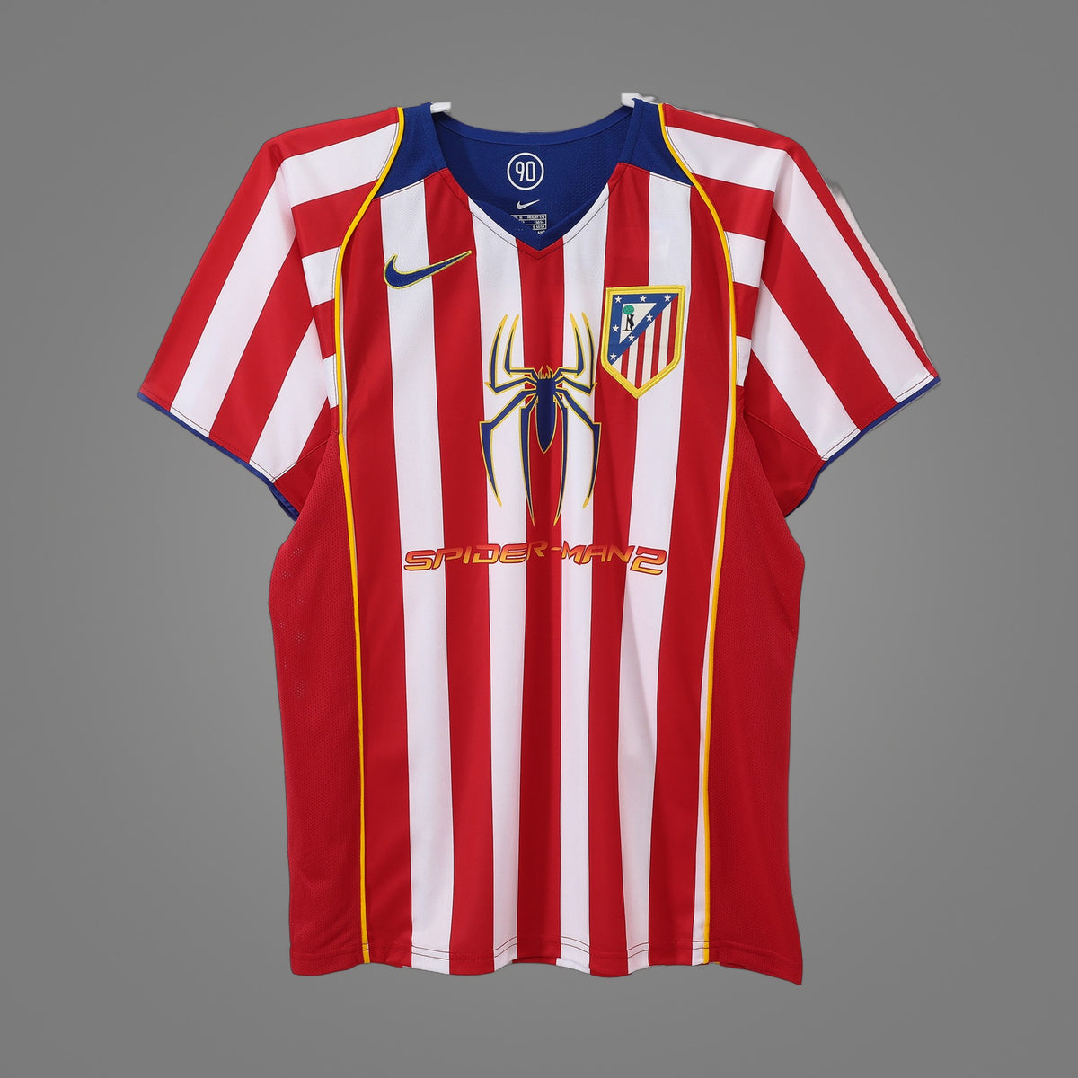 Maillot rétro Atlético de Madrid Domicile 2004/05 - face avant