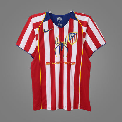 Maillot rétro Atlético de Madrid Domicile 2004/05 - face avant