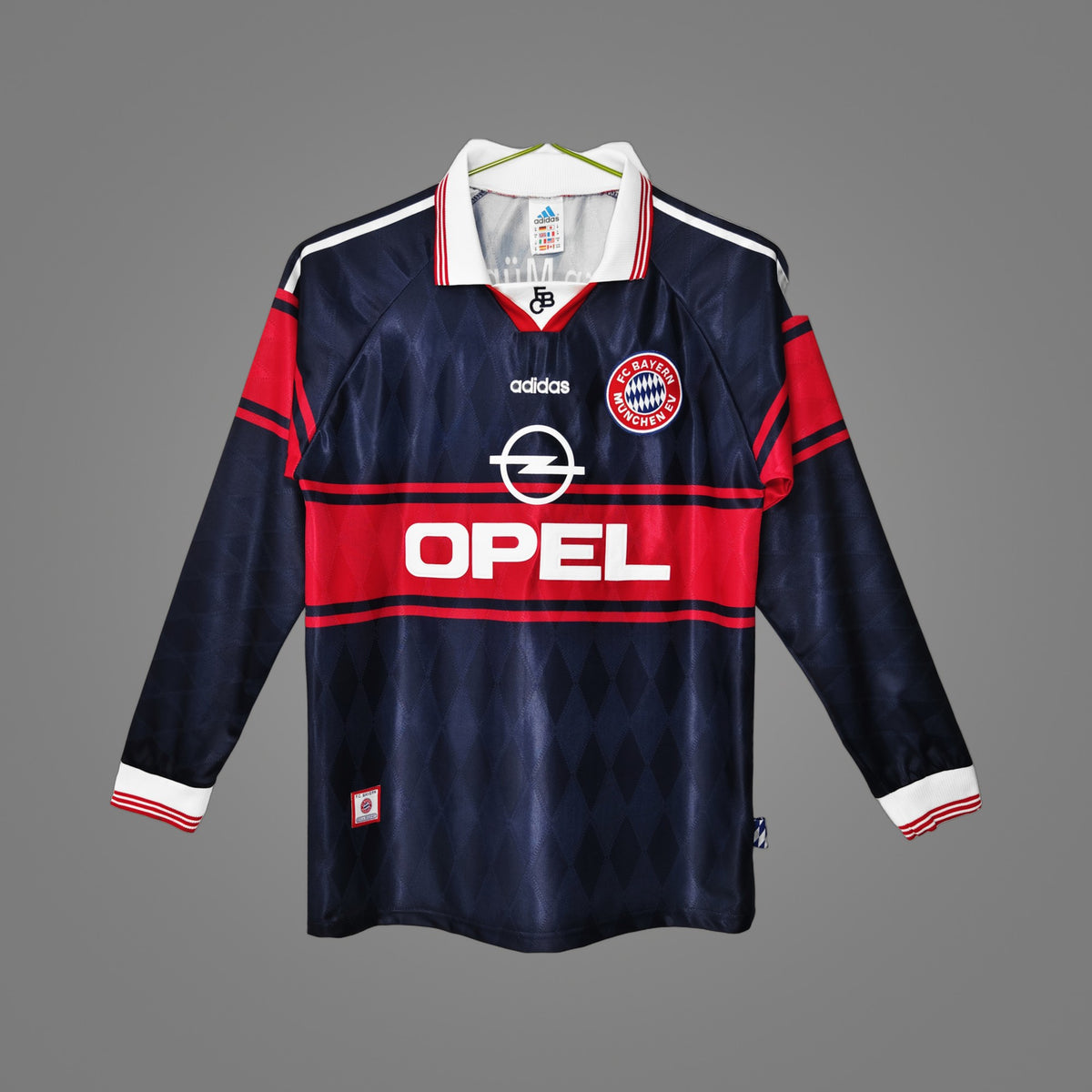 Maillot rétro Bayern Munich Domicile 1997/99 Manches Longues - face avant