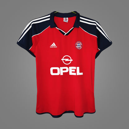Maillot rétro Bayern Munich Domicile 2000/01 - face avant