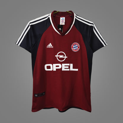 Maillot rétro Bayern Munich Domicile 2001/02 - face avant