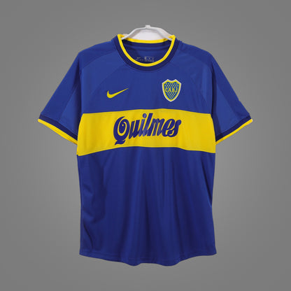 Maillot rétro Boca Juniors Domicile 2000/01 - face avant