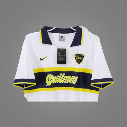 Maillot rétro Boca Juniors Extérieur 1996/97 - face avant