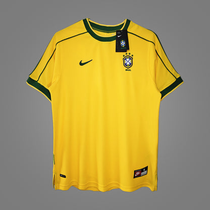 Maillot rétro Brésil Domicile 1998 - face avant