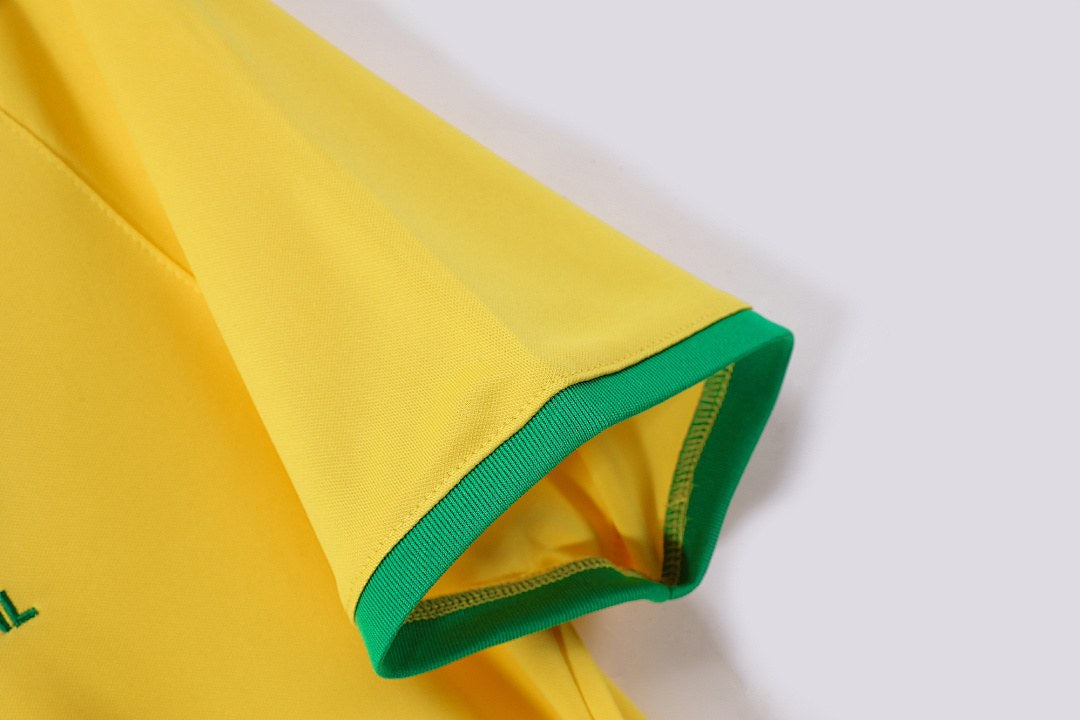 Maillot rétro Brésil Domicile 2000 - détail 2