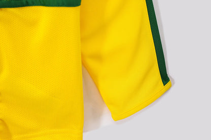 Maillot rétro Brésil Domicile 2002 Manches Longues - détail 2