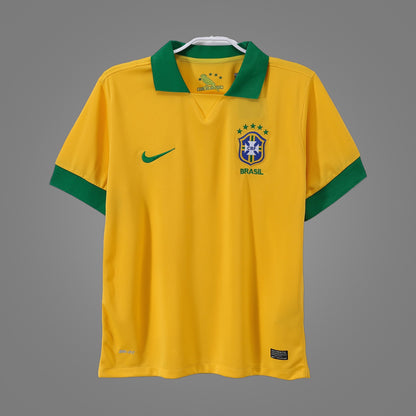 Maillot rétro Brésil Domicile 2013 - face avant