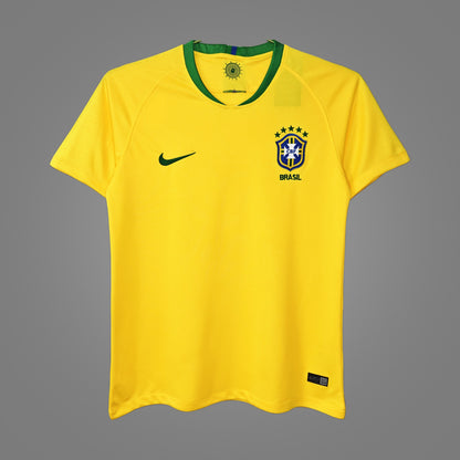 Maillot rétro Brésil Domicile 2018 - face avant