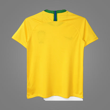 Maillot rétro Brésil Domicile 2018 - dos