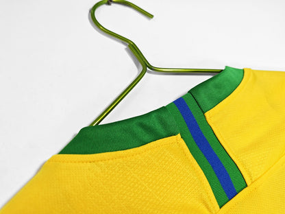 Maillot rétro Brésil Domicile 2018 - détail 1