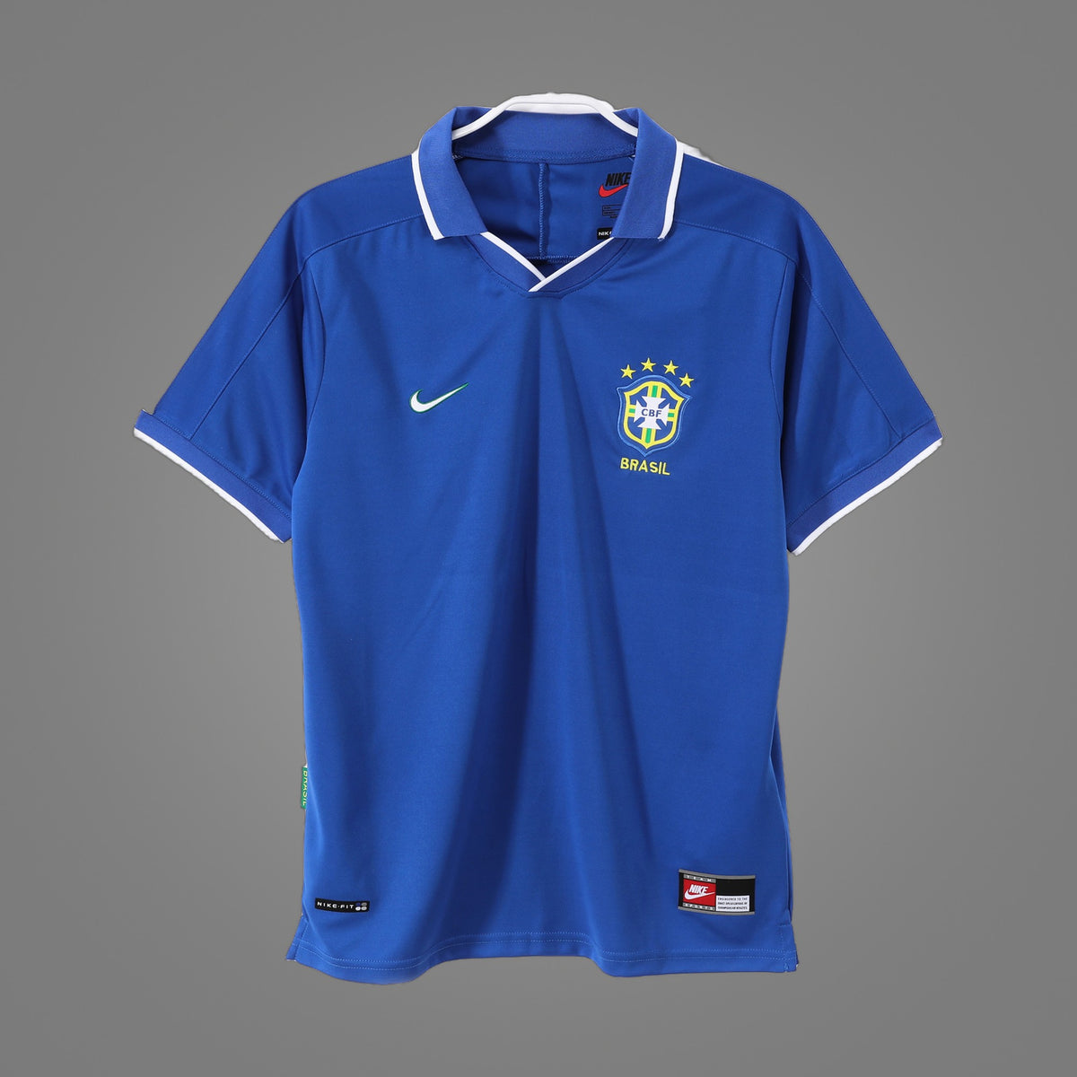 Maillot rétro Brésil Extérieur 1997 - face avant