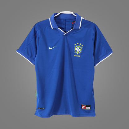 Maillot rétro Brésil Extérieur 1997 - face avant