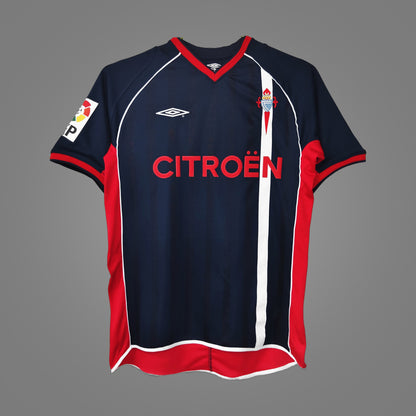 Maillot rétro Celta Vigo Extérieur 2001/02 - face avant