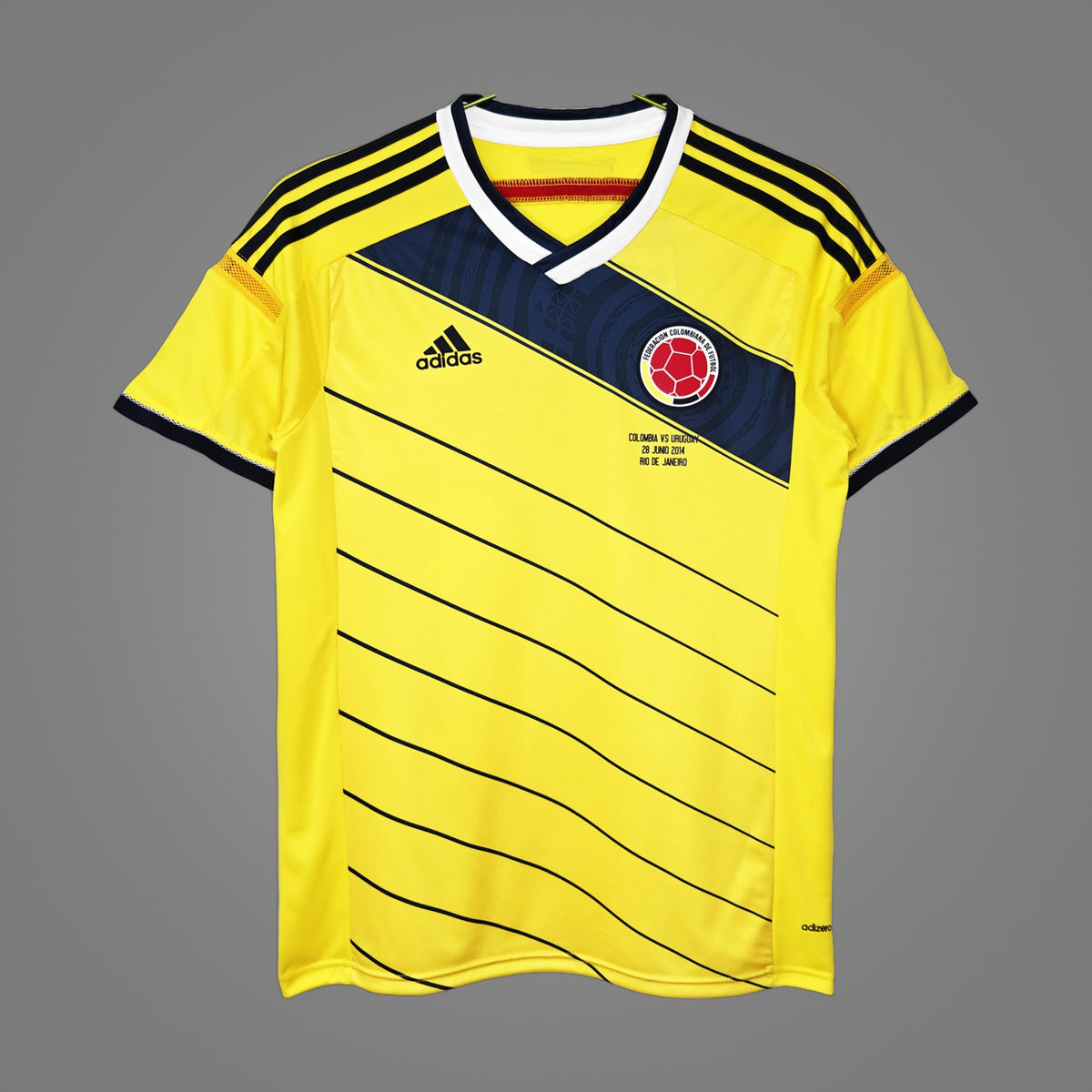 Maillot rétro Colombie Domicile 2014 - face avant